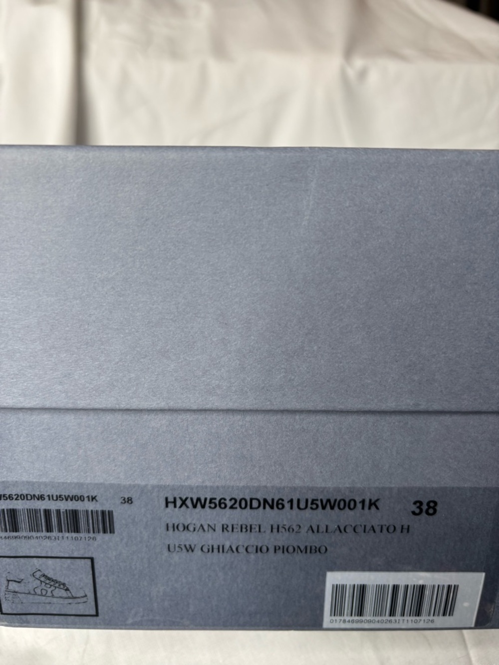 Hogan Rebel sneakers in blue/gray size IT38. - Picture 2 of 14